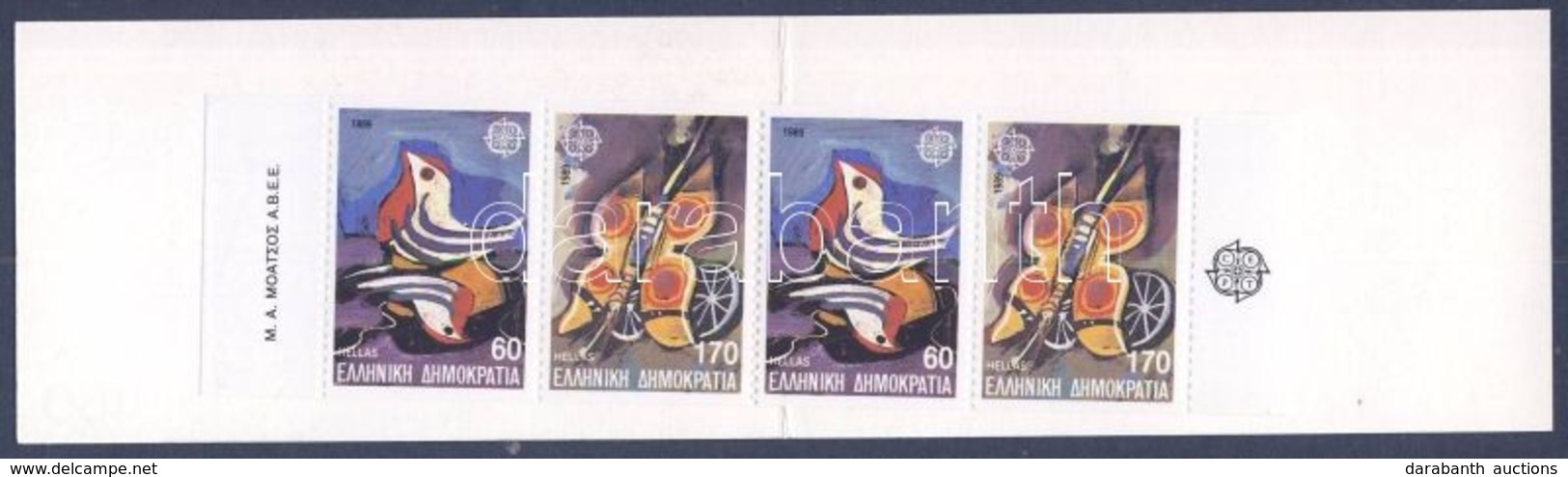 ** 1989 Europa CEPT Bélyegfüzet Mi 12 - Altri & Non Classificati