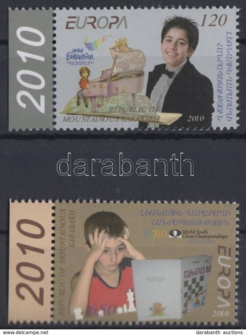 ** 2012 Europa CEPT Ifjúsági Eurovíziós Dalfesztivál, Ifjúsági Sakk VB (2010) Sor Mi 65-66 - Other & Unclassified