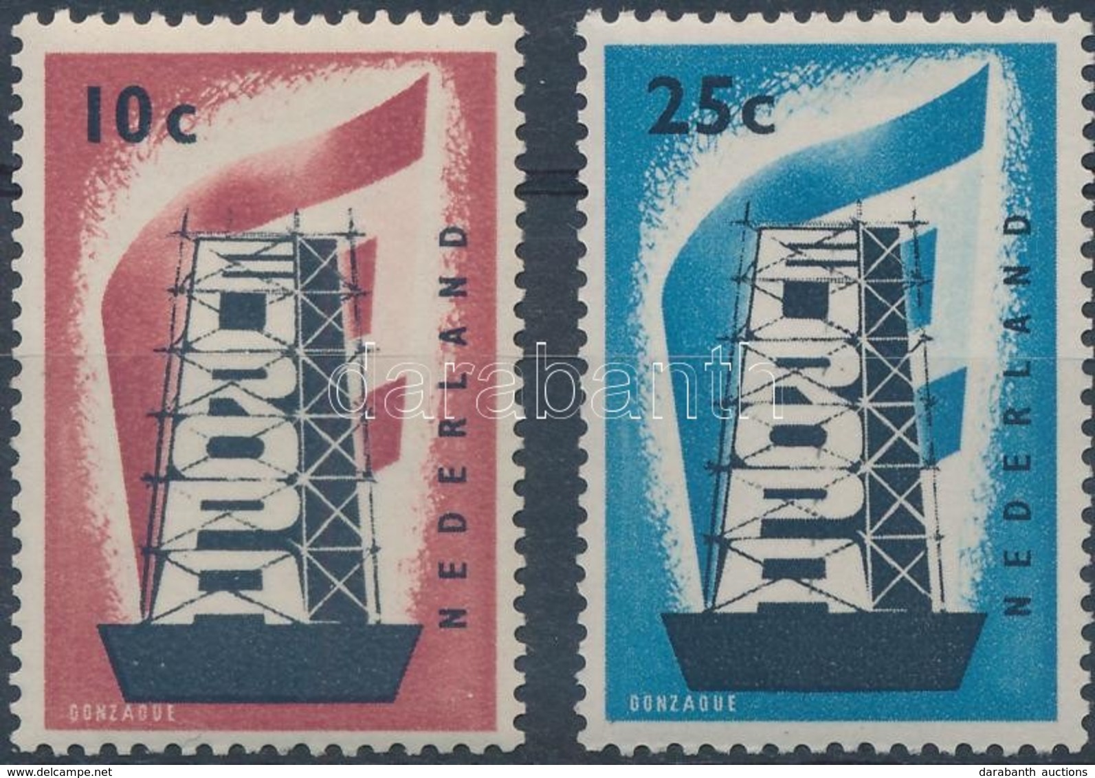 ** 1956 Európa Sor,
Europa Set
Mi 683-684 - Other & Unclassified