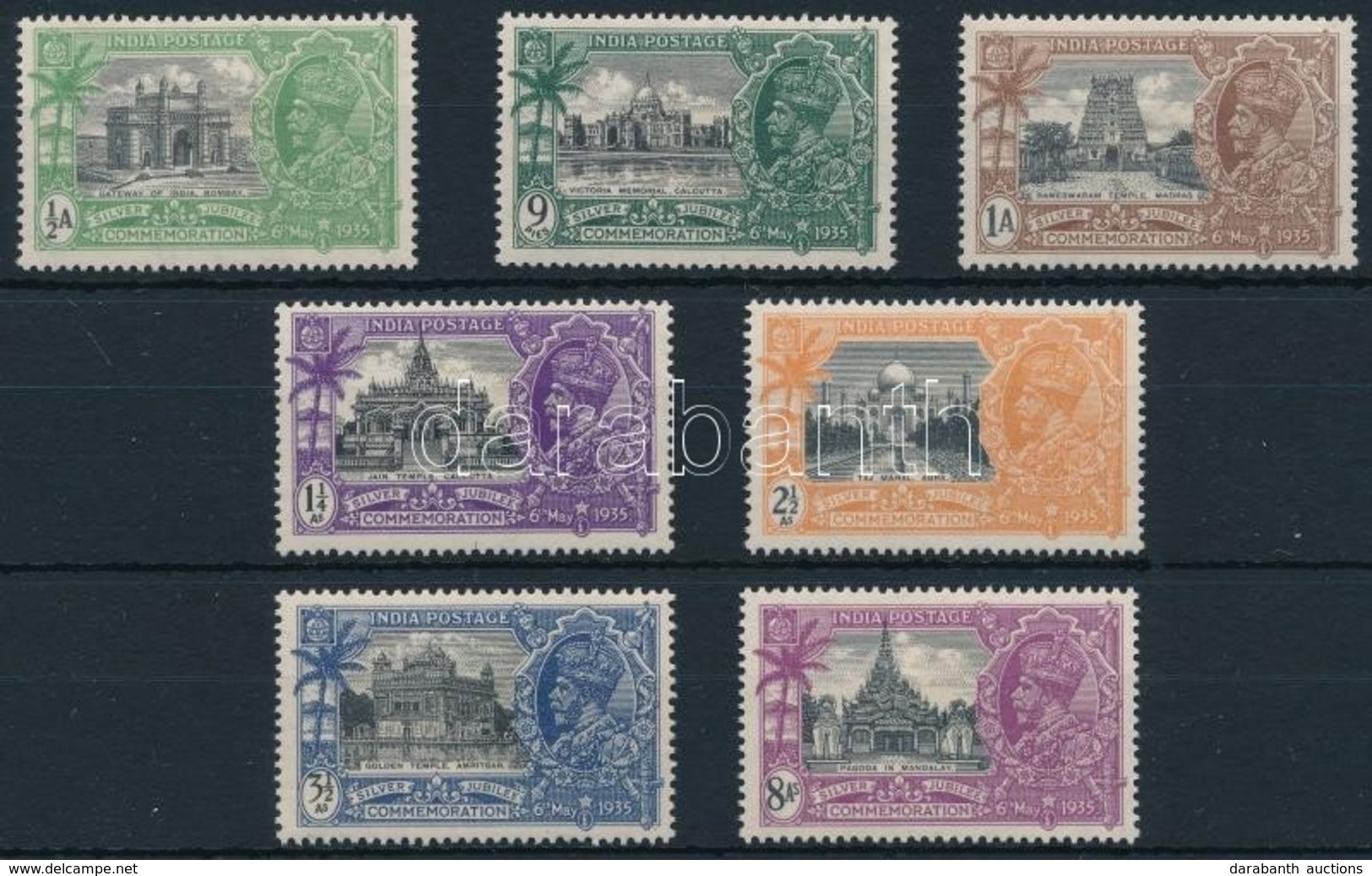 * 1935 V. György Jubileuma Sor,
George V's Jubilee Set
Mi 138-144 - Sonstige & Ohne Zuordnung