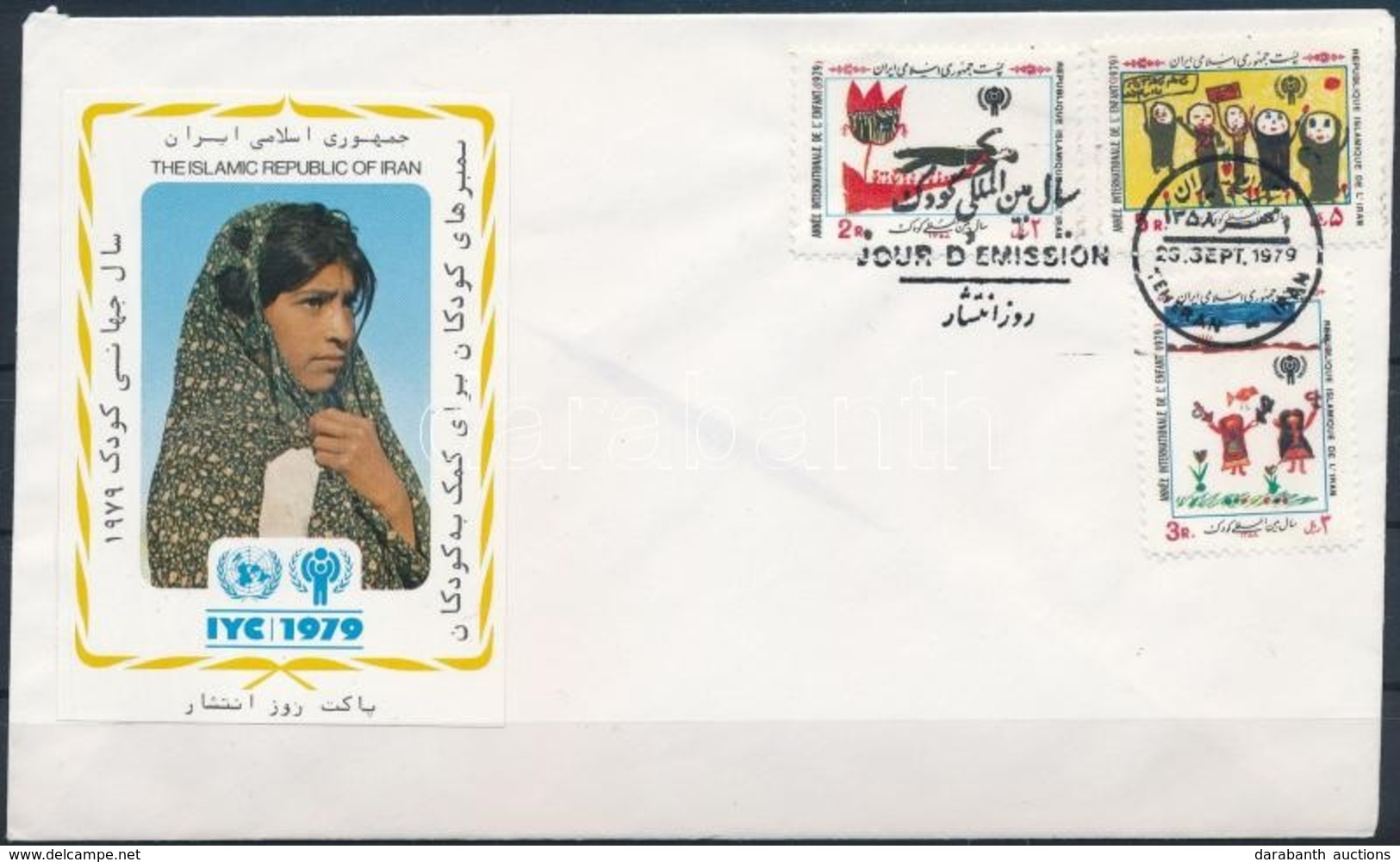 1979 Nemzetközi Gyermekév Sor Mi 1962-1964  FDC-n - Other & Unclassified