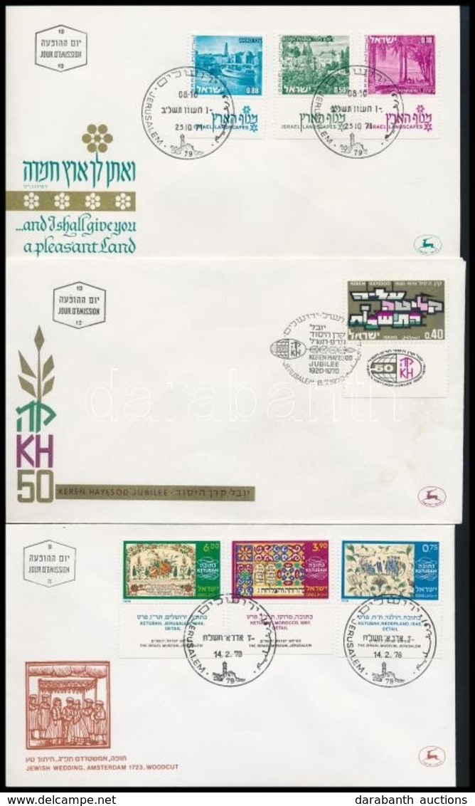 1970-1978 8 Klf Tabos FDC - Other & Unclassified