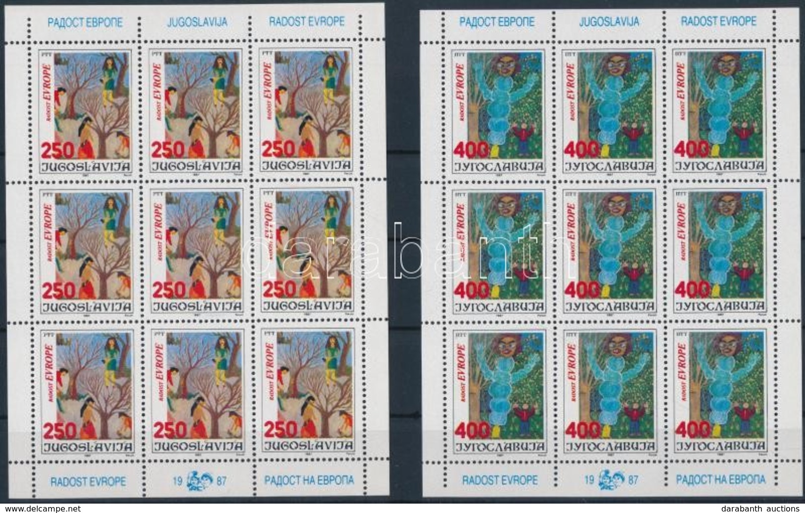 ** 1987 Európai Gyermek Találkozó Kisívsor Mi 2241-2242 - Other & Unclassified