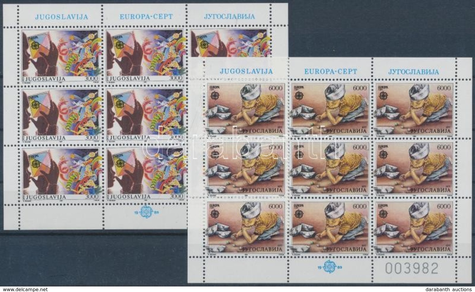 ** 1989 Európa: Gyermekjátékok Kisívsor Mi 2340-2341 - Other & Unclassified