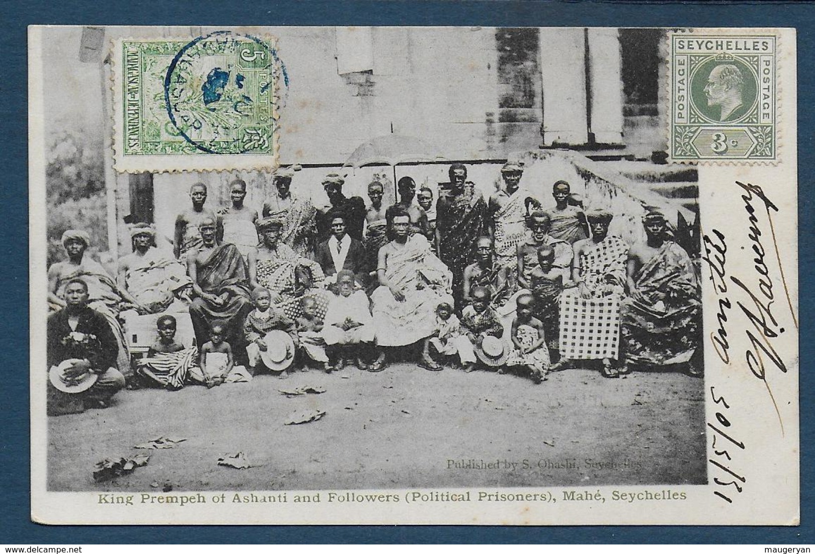 Seychelles - Mahé - King Prempeh Of Ashanti And Followers ( Political Prisoners ) - Seychelles