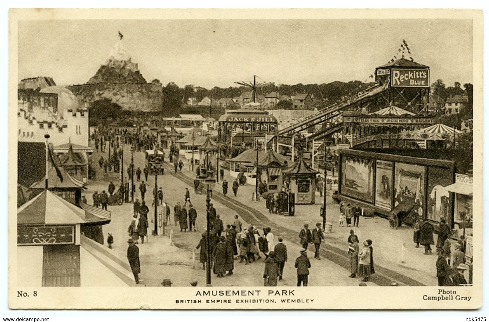 BRITISH EMPIRE EXHIBITION : WEMBLEY, 1924 - AMUSEMENT PARK - Expositions