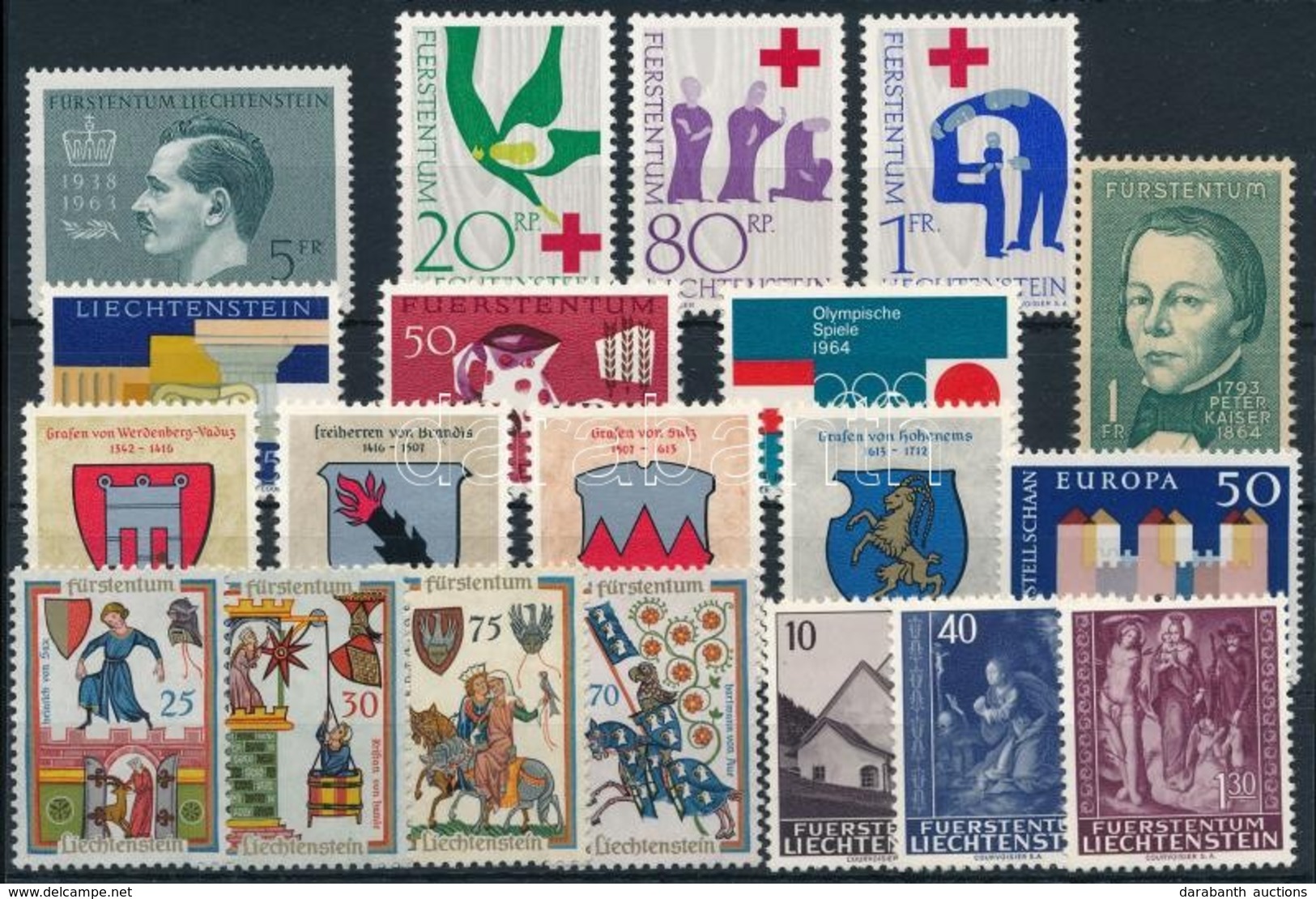 ** 1963-1964 4 Db Klf Sor + 6 Db Bélyeg - Other & Unclassified