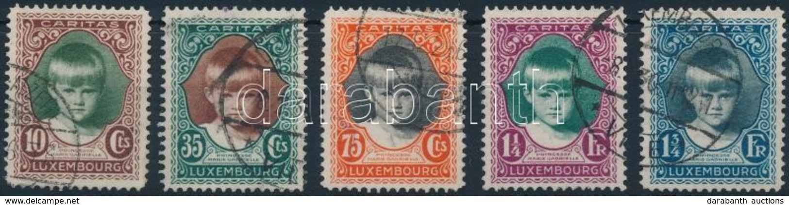 O 1929 Gyermeksegély Sor Mi 213-217 - Other & Unclassified