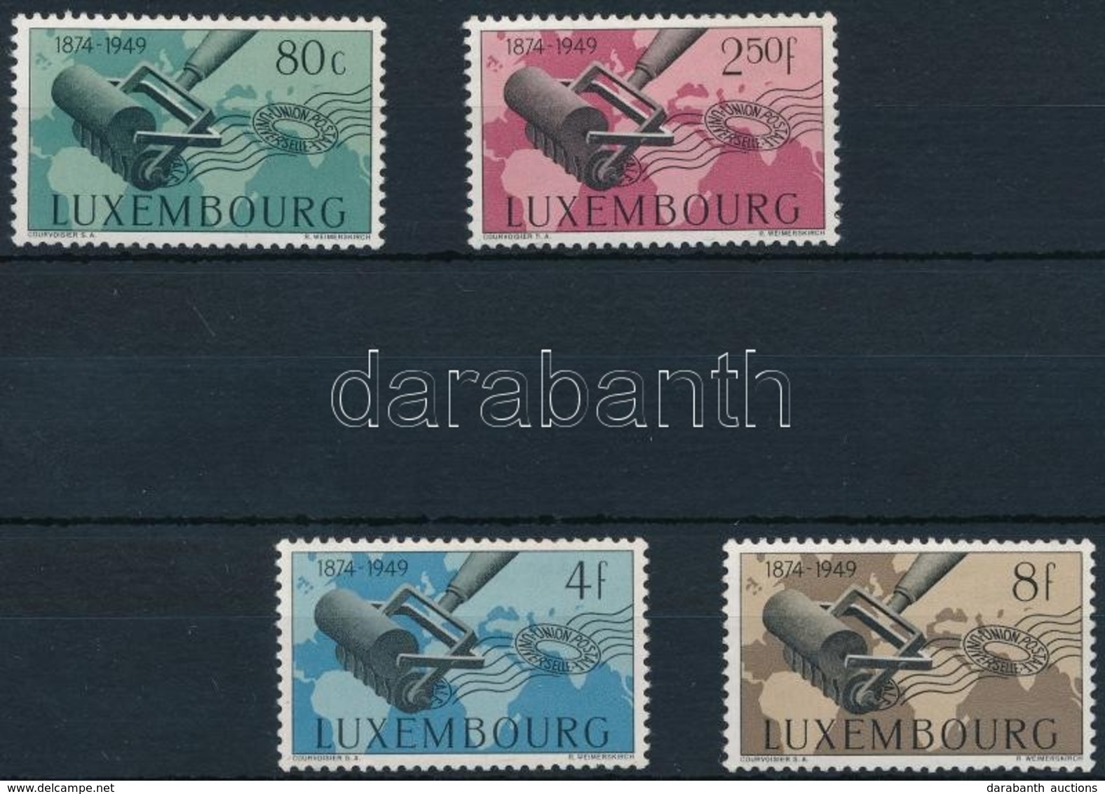 ** 1949 UPU Sor,
UPU
Mi 460-463 - Sonstige & Ohne Zuordnung