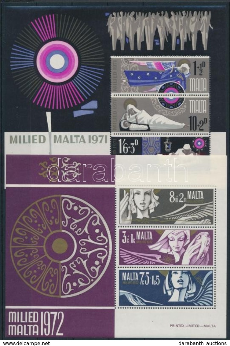 ** 1971-1973 Karácsony Blokksor Mi 1-3 - Other & Unclassified