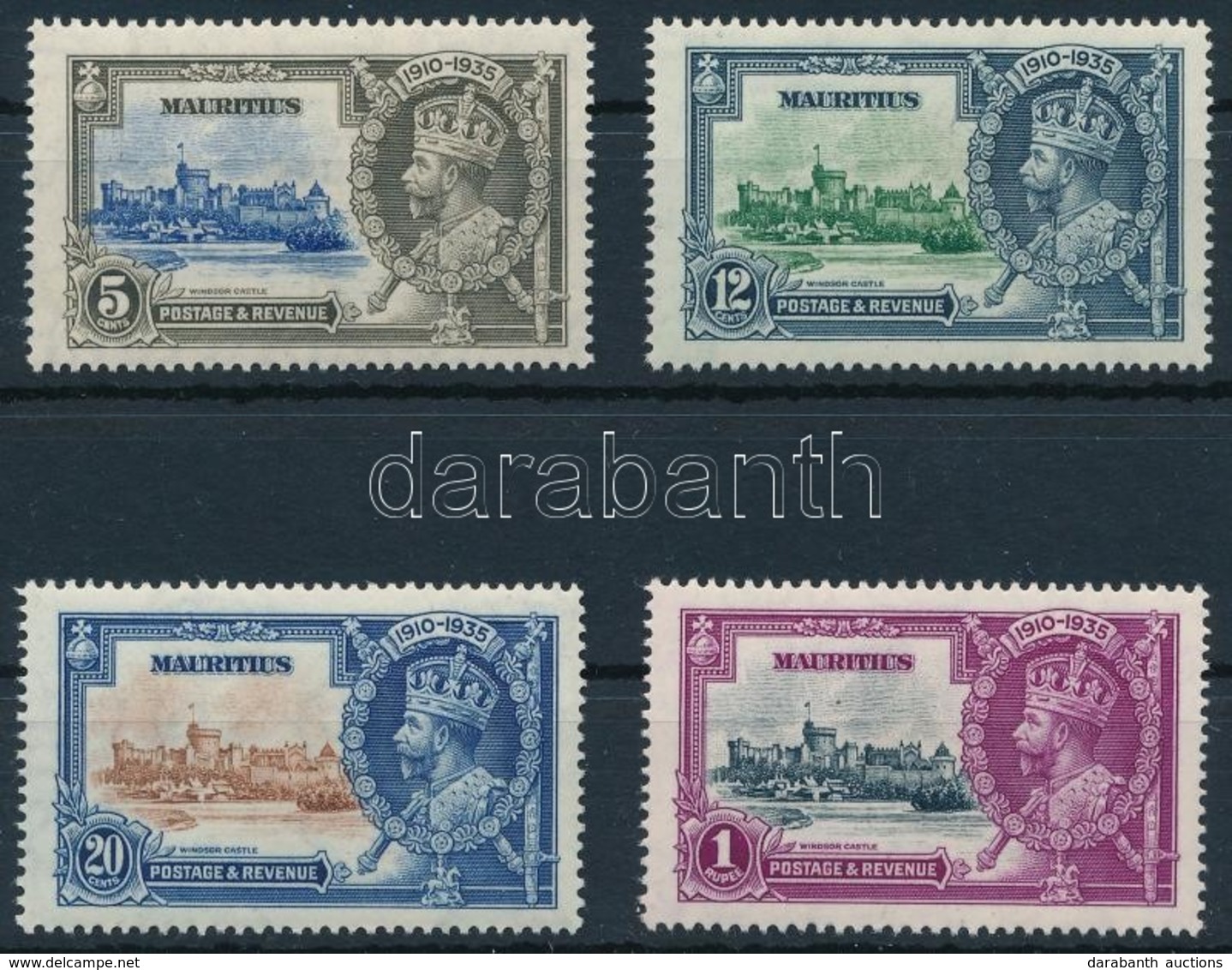 * 1935 V. György Jubileuma Sor,
George V's Jubilee Set
Mi 196-199 - Other & Unclassified