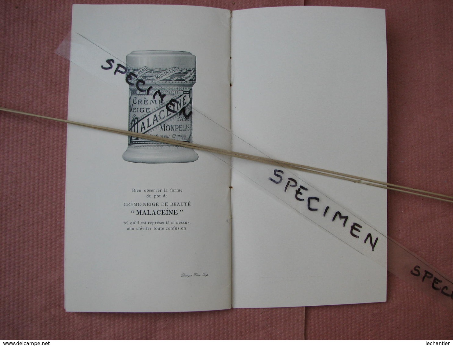 A Fleur De Peau  Malaceine Superbe Doc. 16 Pages 9X17 Papier Glacé An Estim. 1920/30 - Non Classés