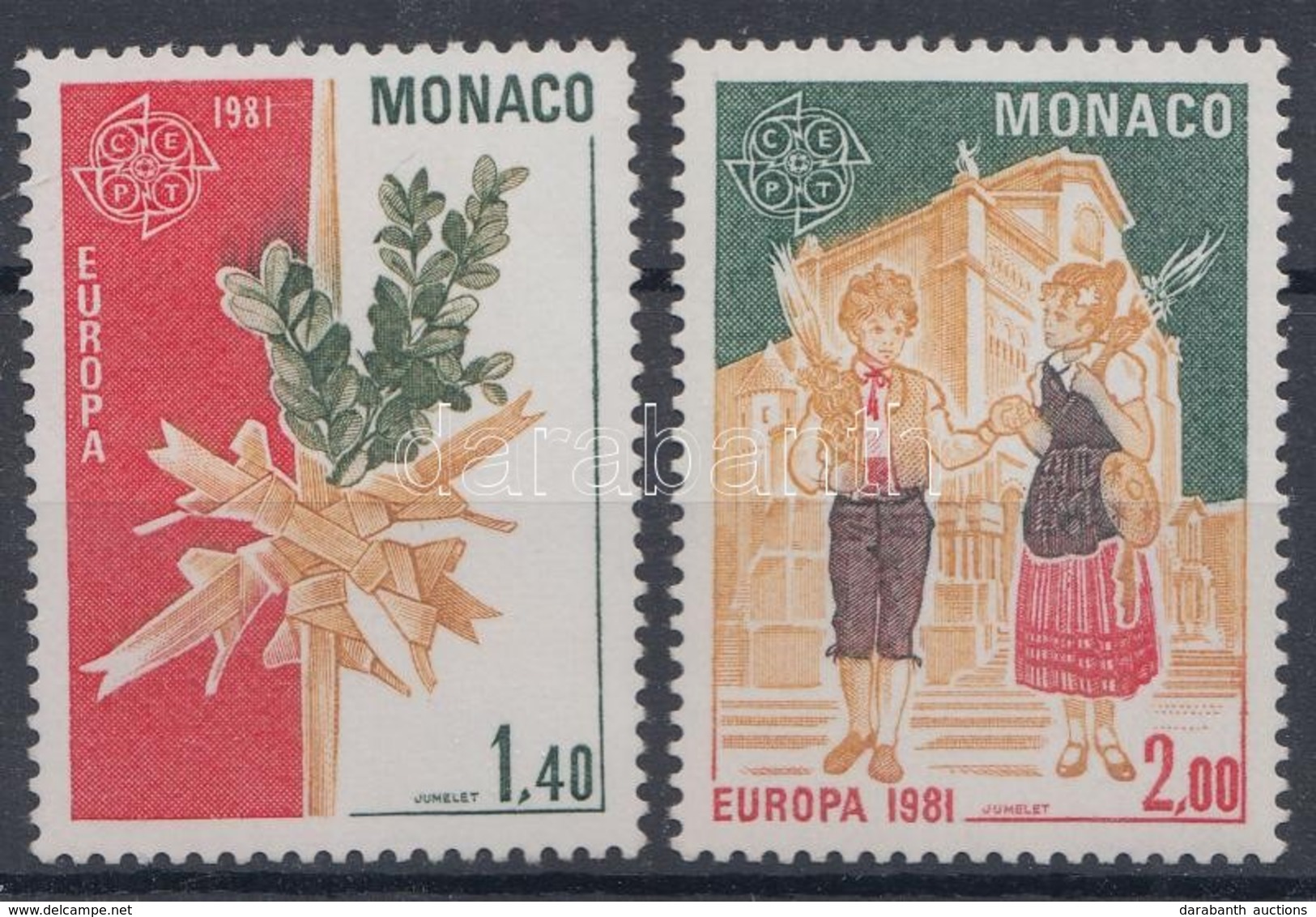 ** 1981 Europa CEPT Sor Mi 1473-1474 + Blokk 17 - Other & Unclassified