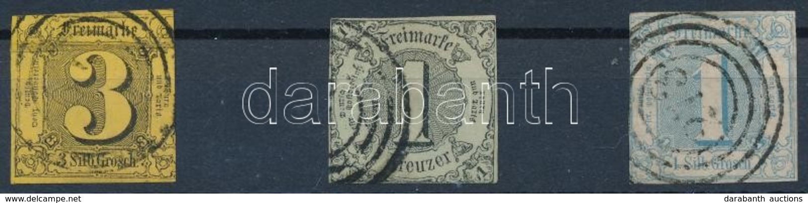 O 1852-1859 Mi 6, 7, 15 (Mi EUR 65.-) - Sonstige & Ohne Zuordnung