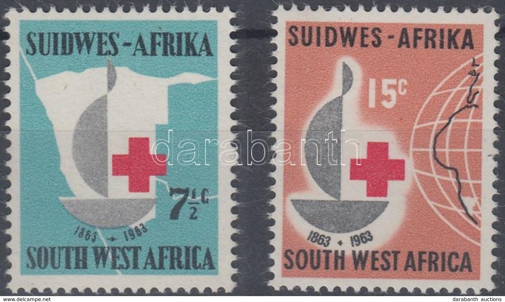 ** 1963 100 éves A Nemzetközi Vöröskereszt Sor Mi 320-321 - Sonstige & Ohne Zuordnung