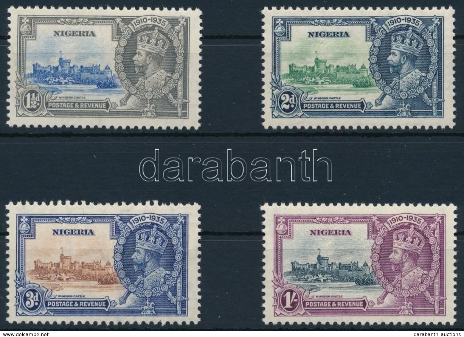 * 1935 V. György Jubileuma Sor,
George V's Jubilee Set
Mi 27-30 - Other & Unclassified