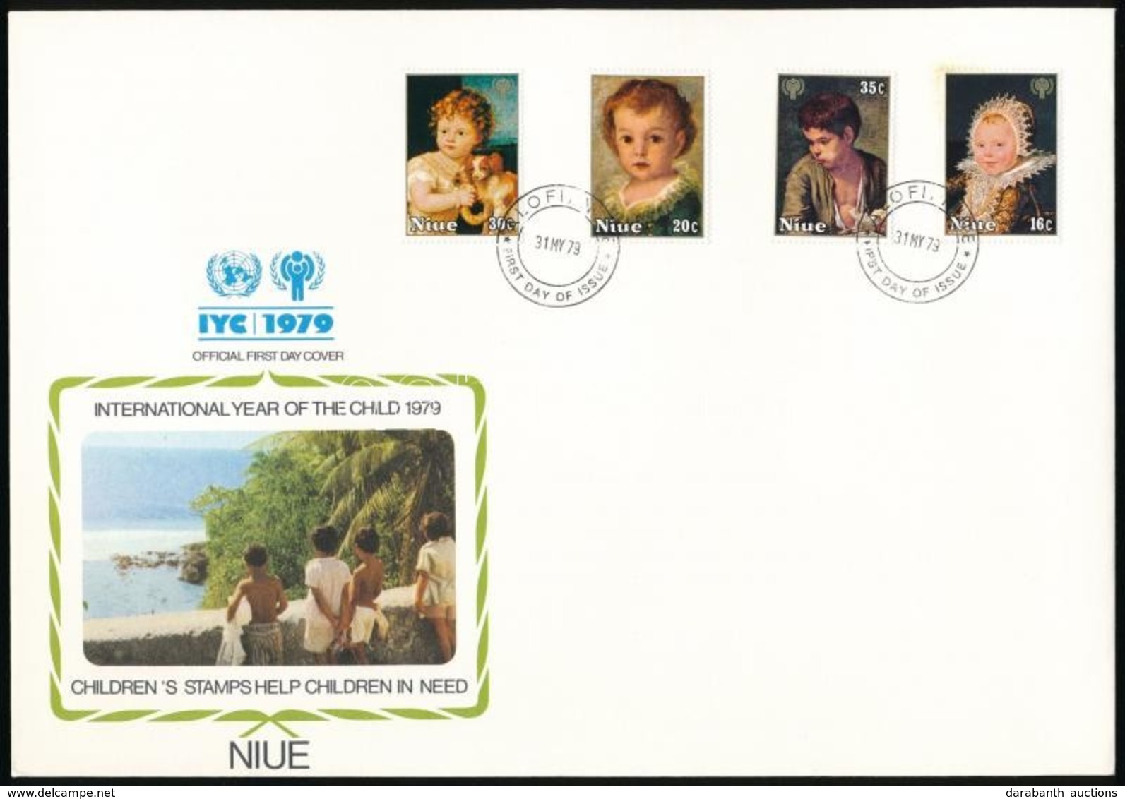 1979 Nemzetközi Gyermekév Sor Mi 238-241 + Blokksor Mi 15-19 4 Klf FDC - Sonstige & Ohne Zuordnung