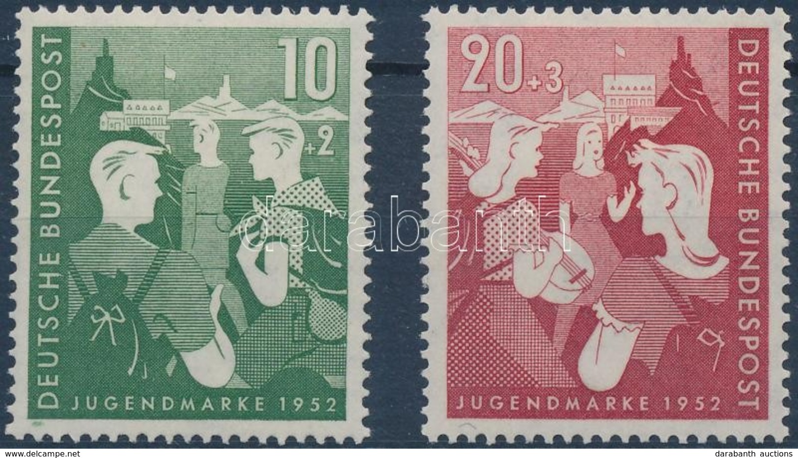 * 1952 Ifjúság Sor Mi 153-154 - Other & Unclassified