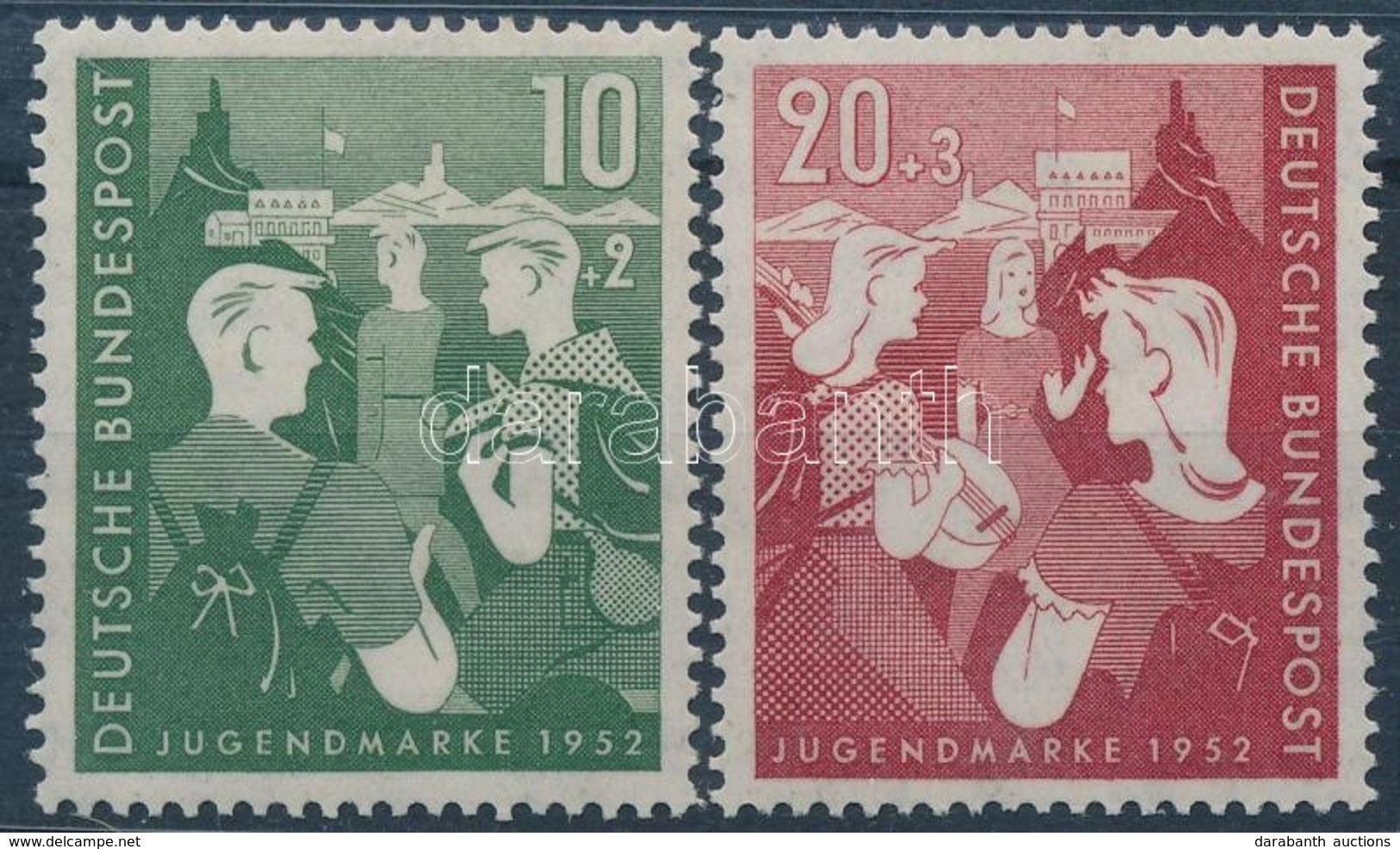 ** 1952 Ifjúság Sor Mi 153-154 - Other & Unclassified