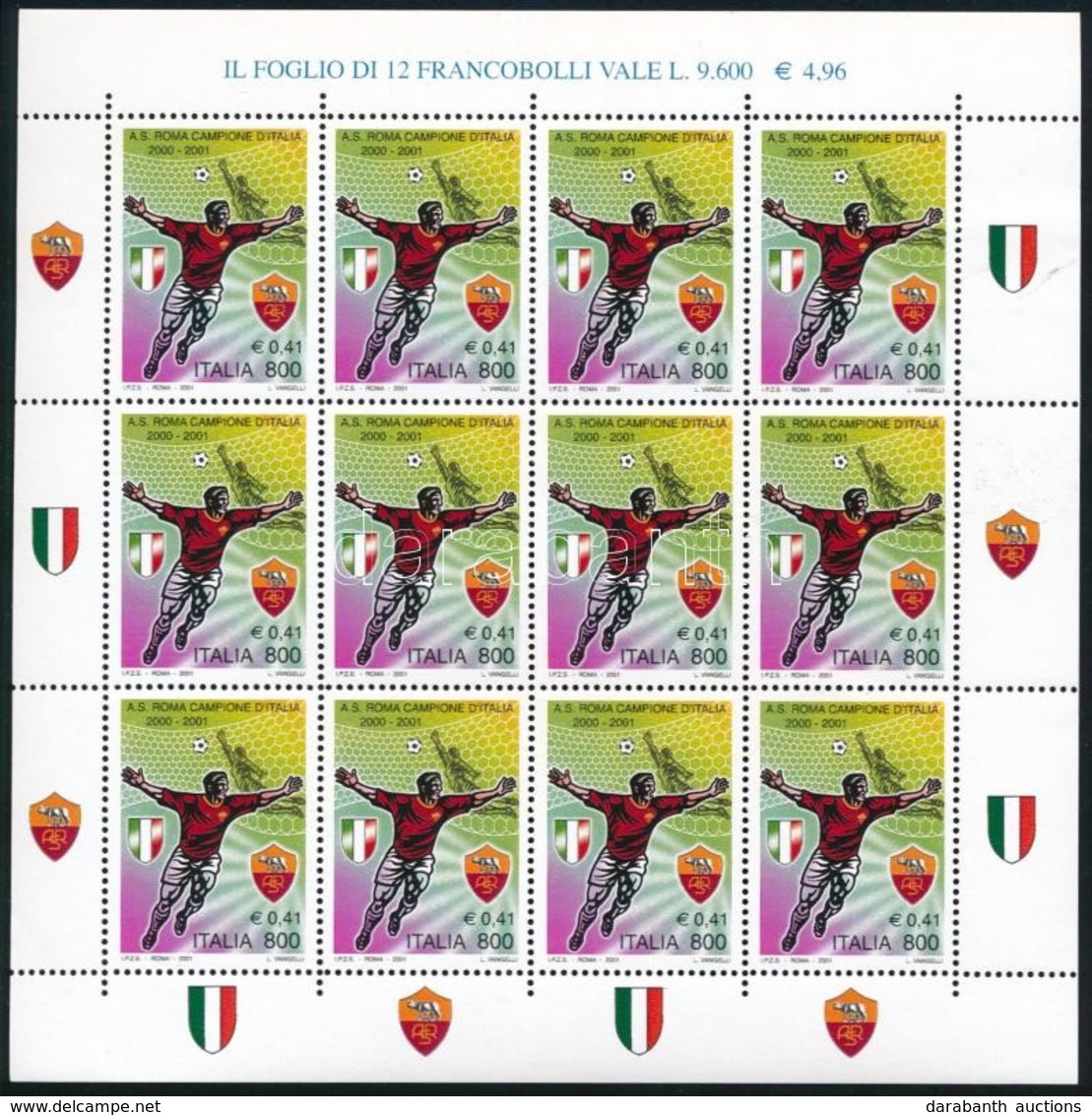 ** 2001 Sport Kisív,
Sport Mini Sheet
Mi 2774 - Altri & Non Classificati