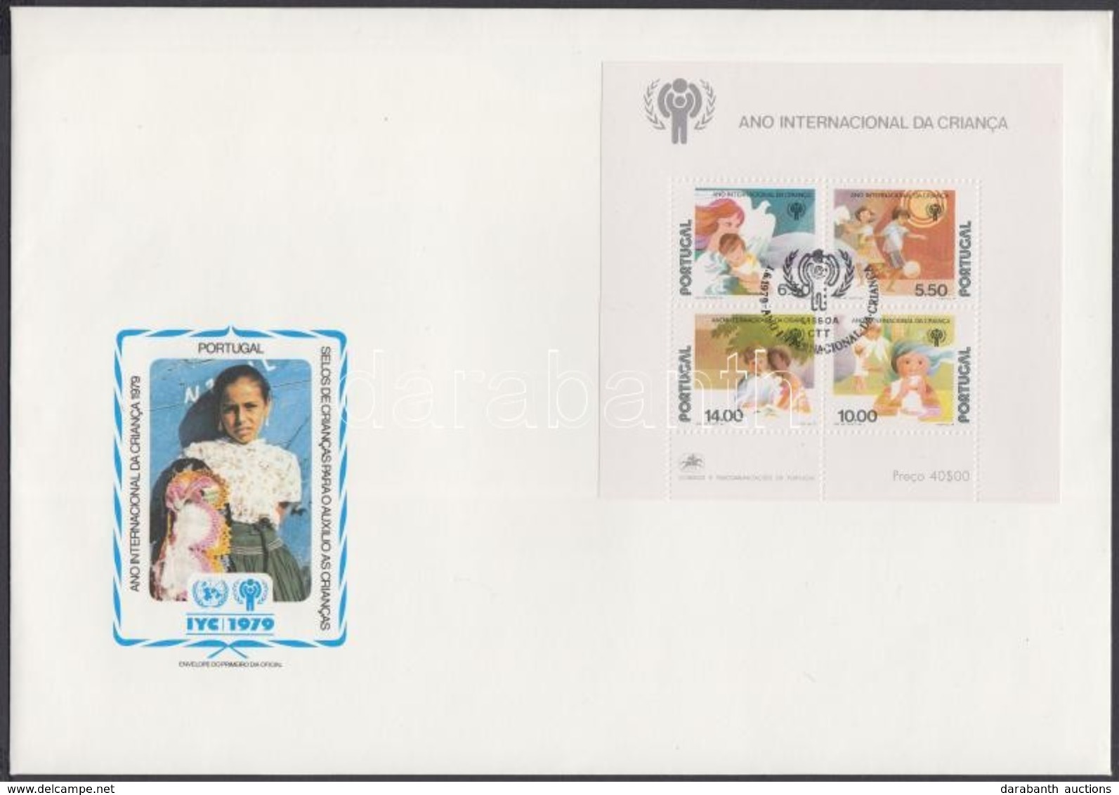 1979 Nemzetközi Gyermekév Blokk Mi 28 FDC - Other & Unclassified