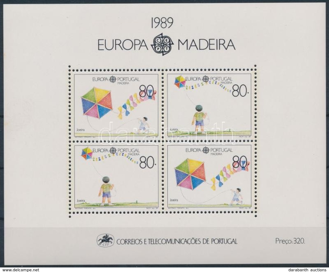 ** 1989 Europa CEPT, Gyerekjátékok Blokk Mi 10 - Sonstige & Ohne Zuordnung