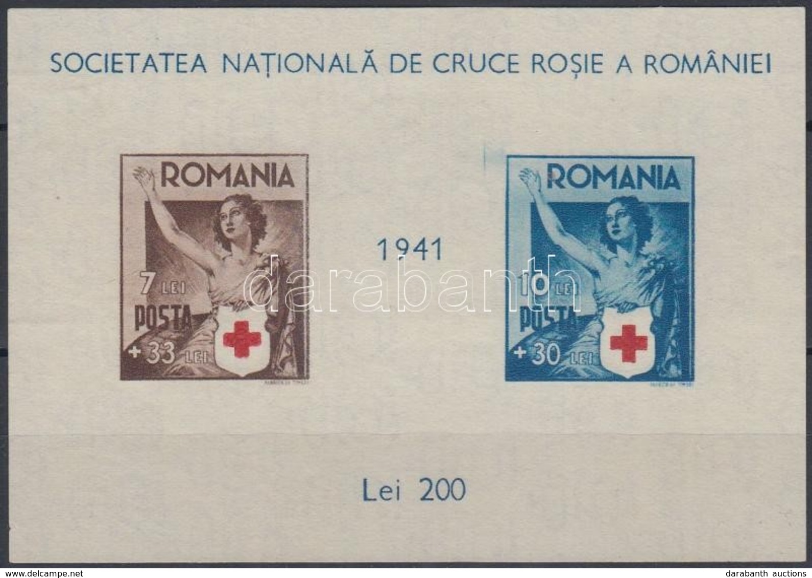 (*) 1941 Vöröskereszt Blokk Mi 16 - Other & Unclassified