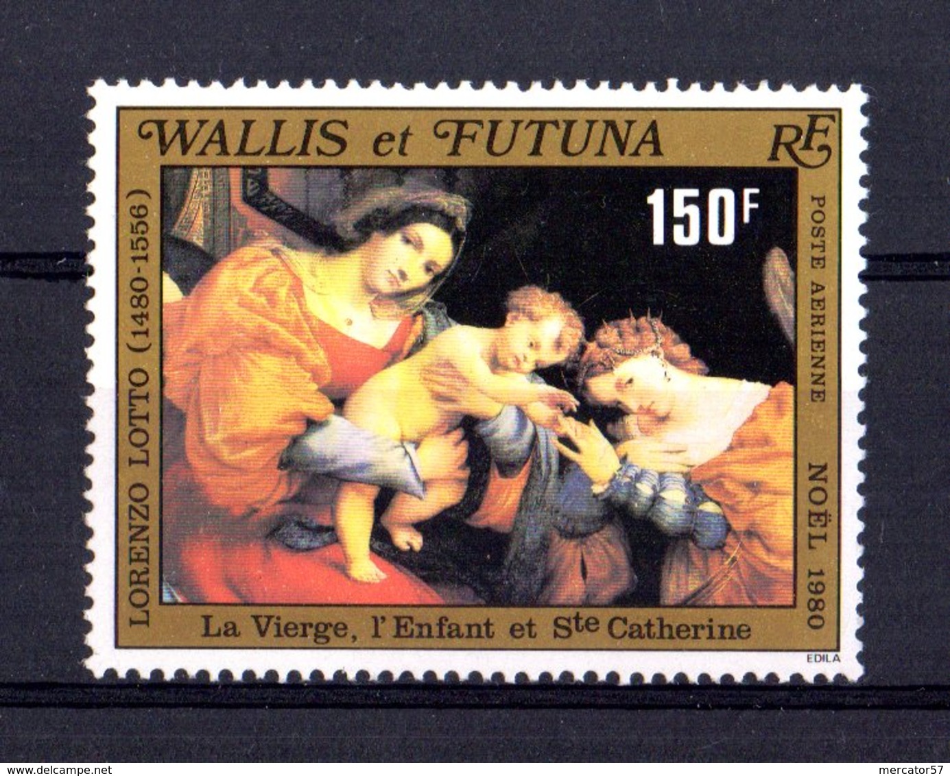 WALLIS Et FUTUNA  NOËL Yvert N° PA107 - Christianisme