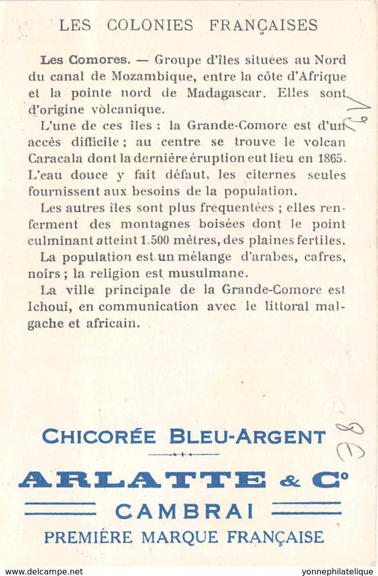 Comores / 12 - Carte Illustrée - Format 10 X 7 Cm - Comoren