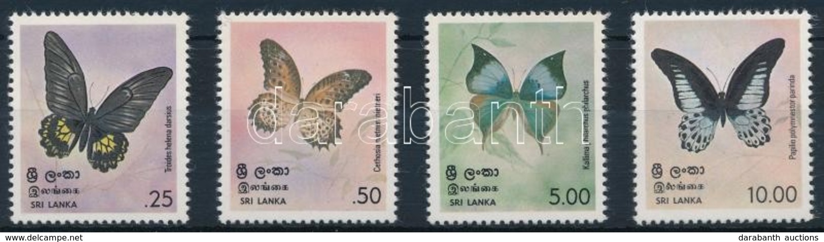 ** 1960 Lepkék Sor,
Butterflies Set
Mi 483-486 - Other & Unclassified