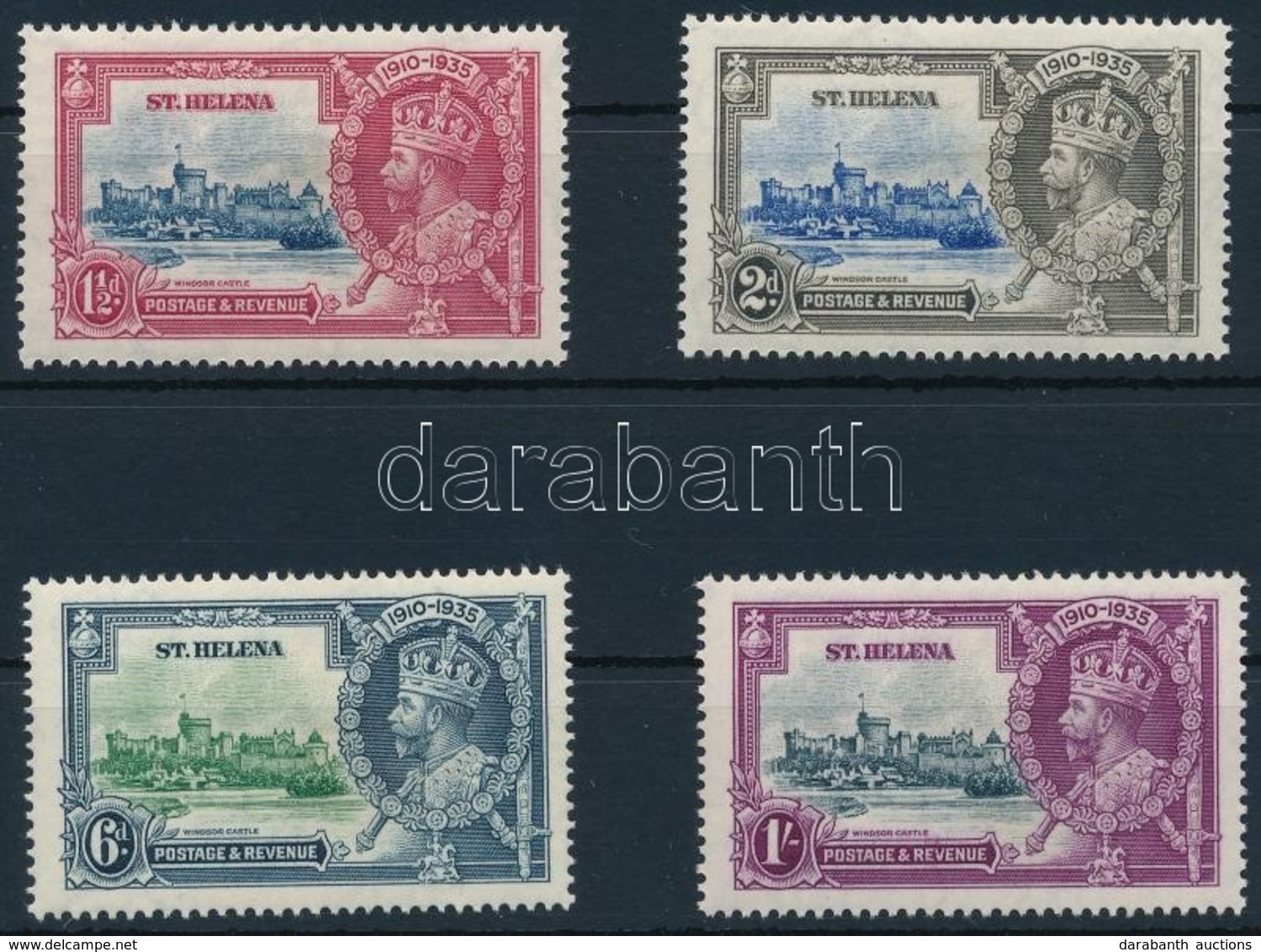 * 1935 V. György Jubileuma Sor,
George V's Jubilee Set
Mi 90-93 - Sonstige & Ohne Zuordnung