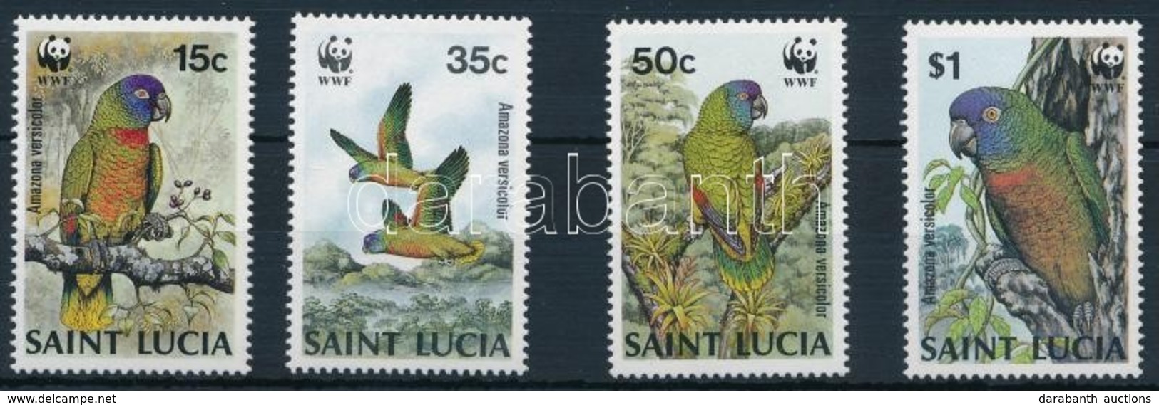 ** 1987 WWF: Madár Sor,
WWF: Bird
Mi 909-912 - Other & Unclassified