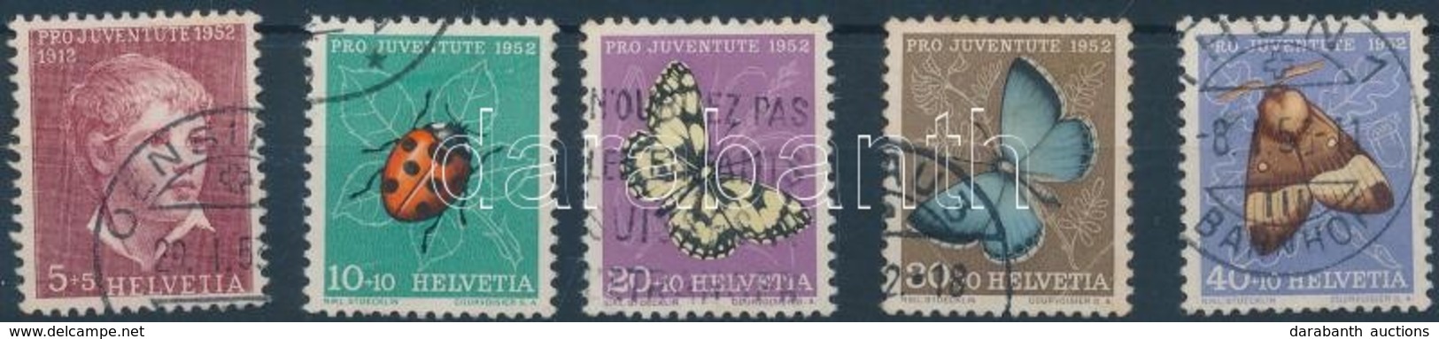 O 1952 Pro Juventute Sor Mi 575-579 - Other & Unclassified