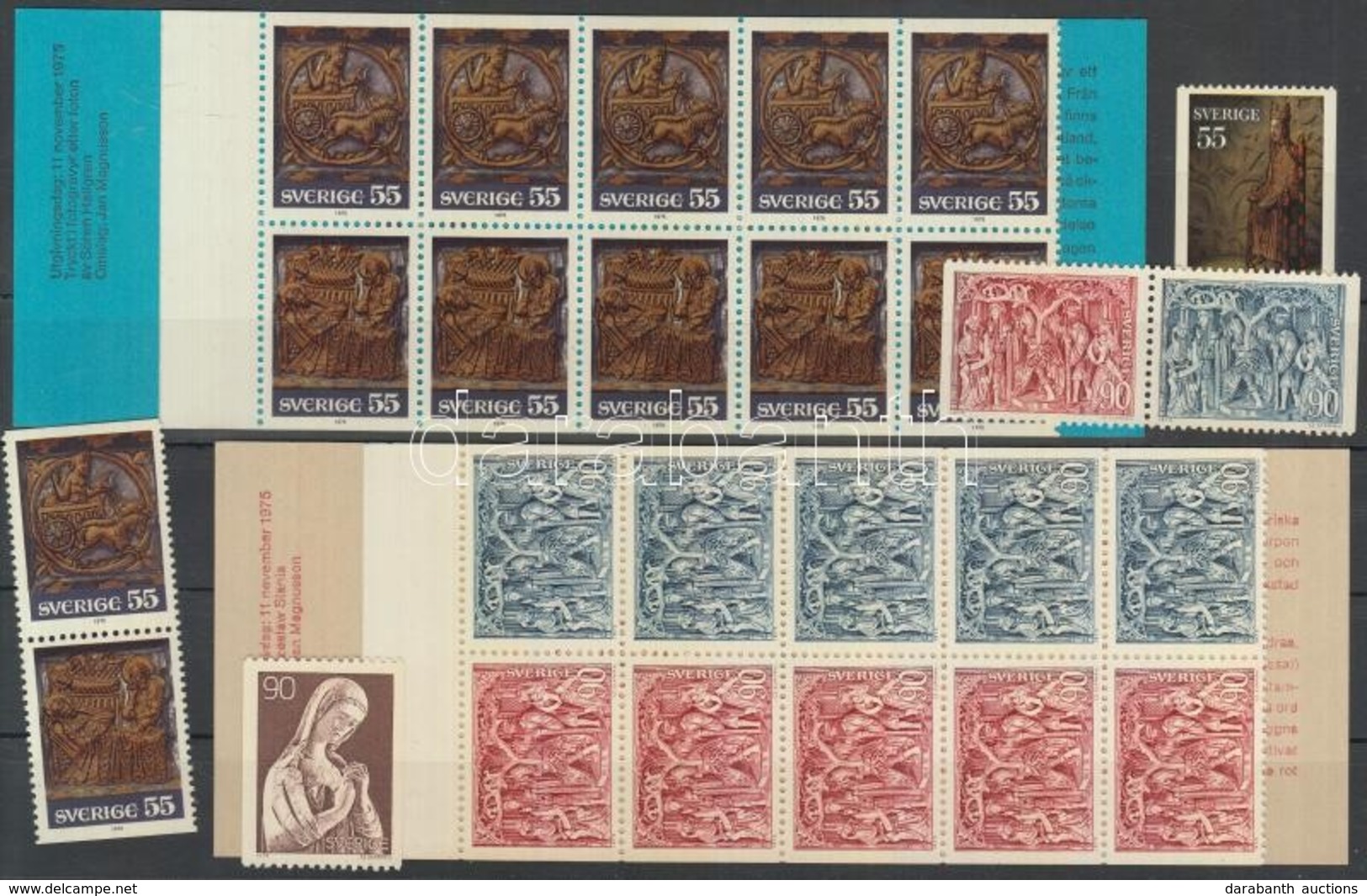 ** 1975 Karácsony Sor Mi 926-931 + 2 Bélyegfüzet MH 54-55 - Sonstige & Ohne Zuordnung