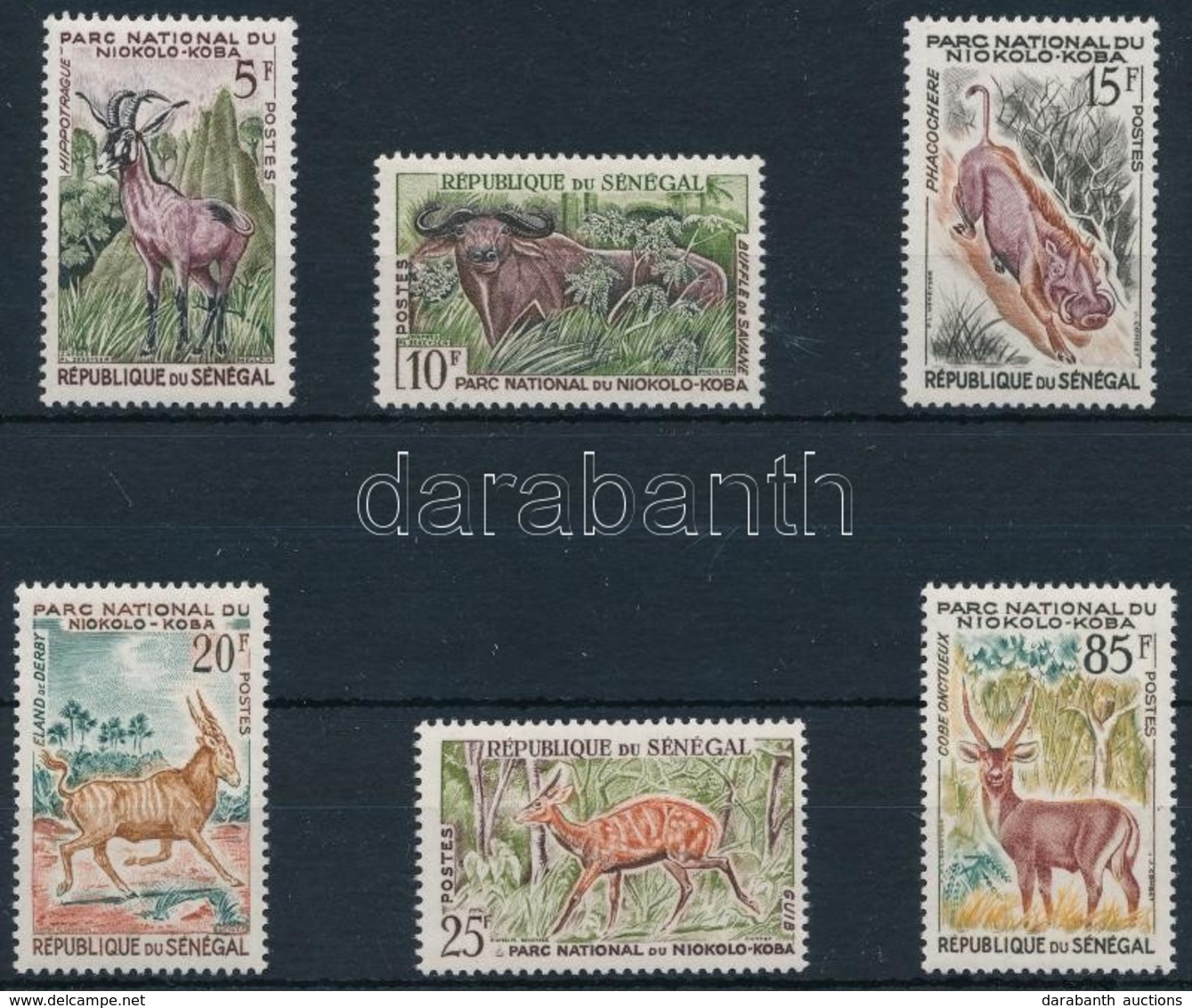 ** 1960 Állatok Sor,
Animal
Mi 233-238 - Other & Unclassified