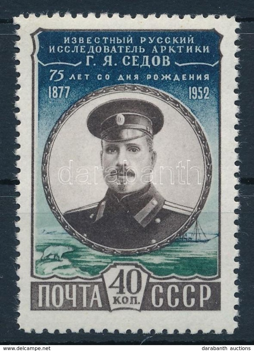 ** 1952 Georgij Jakovlevics Szedov, Orosz Sarkkutató,
Georgy Sedov, Russian Arctic Explorer
Mi 1634 - Other & Unclassified