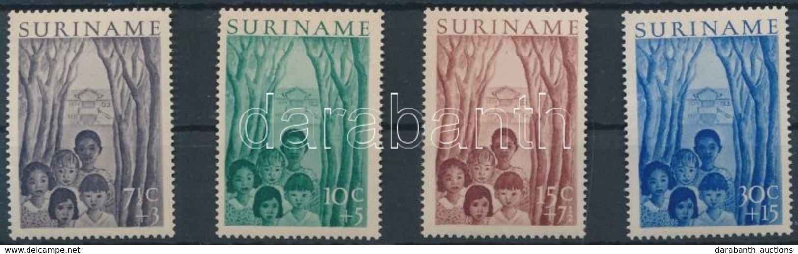 ** 1954 Protestáns Egyház Sor Mi 347-350 - Other & Unclassified