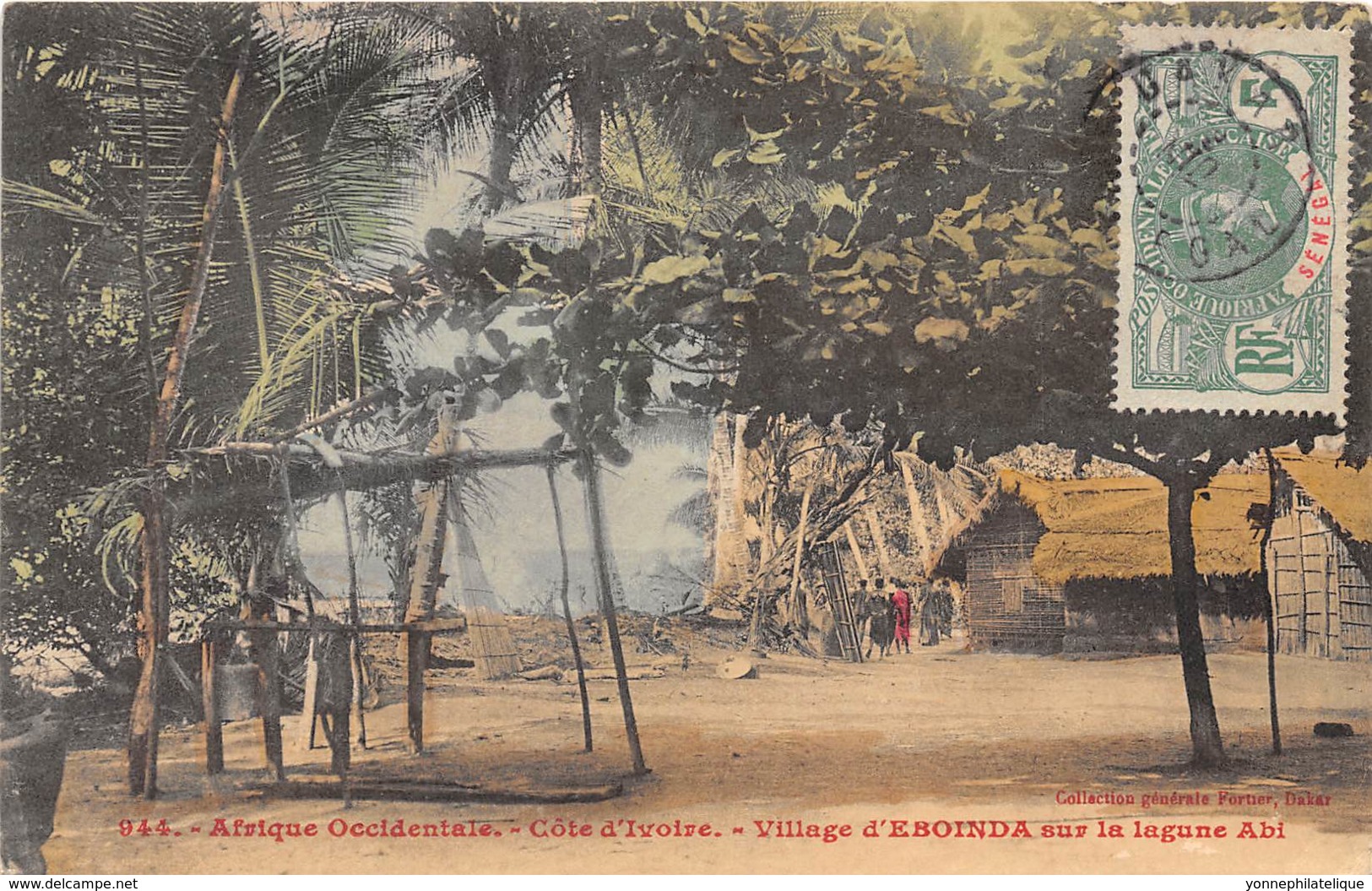 Côte D' Ivoire / Other - 71 - Village D' Eboinda Sur La Lagune Abi - Belle Oblitération - Côte-d'Ivoire