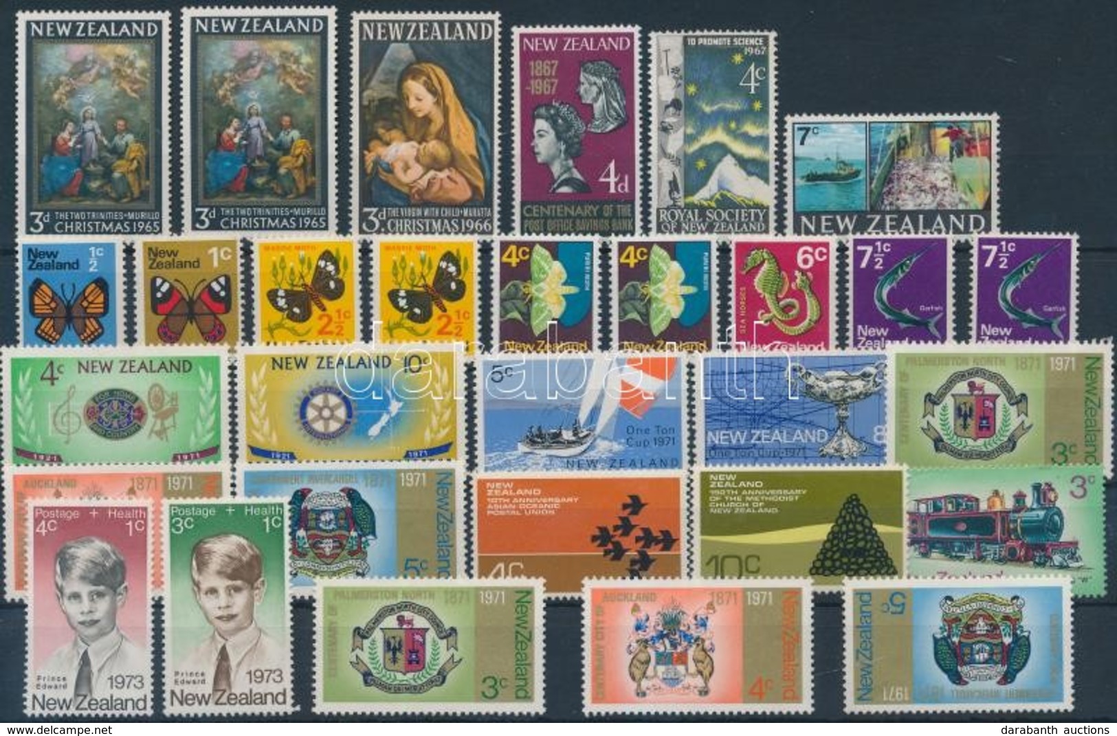 ** 1965-1973 20 Db Bélyeg + 3 Db Sor - Sonstige & Ohne Zuordnung