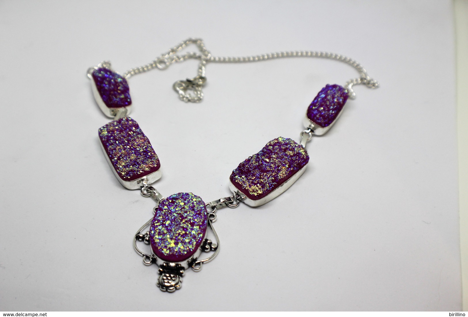 4044 - Collana Di Titanium Druzy   Misura 48 Cm. - Collane/Catenine