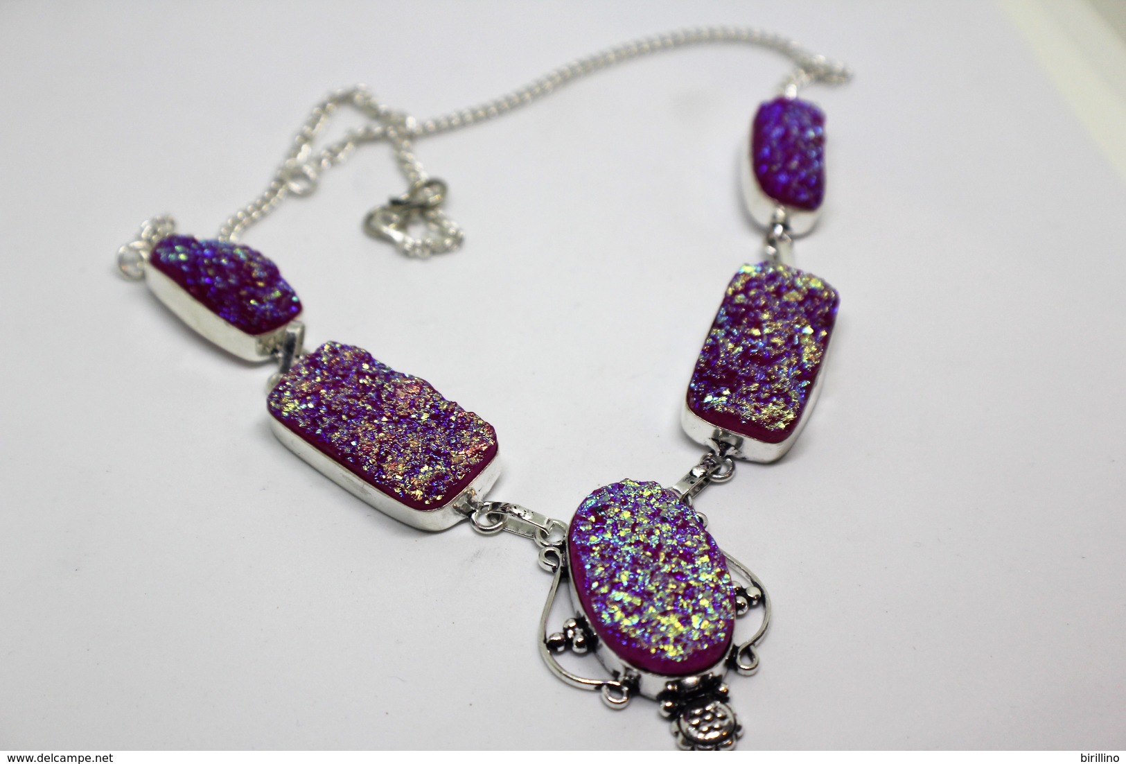 4044 - Collana Di Titanium Druzy   Misura 48 Cm. - Collane/Catenine