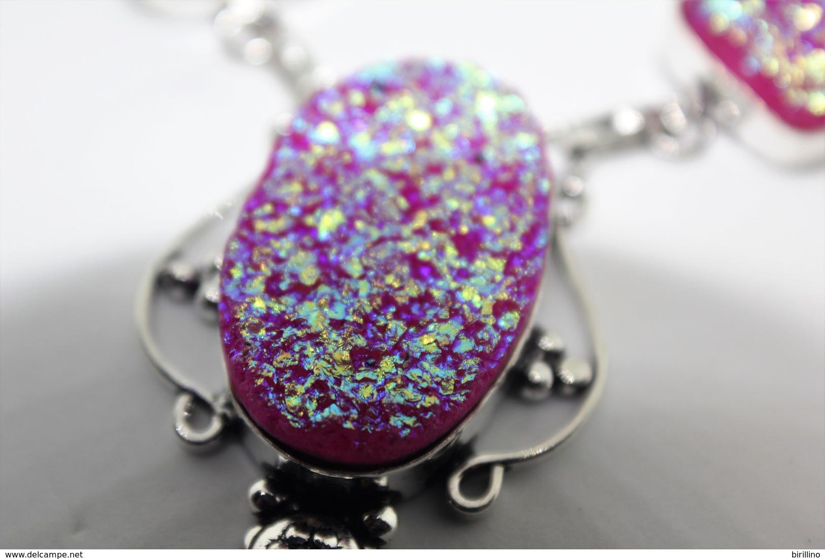 4044 - Collana Di Titanium Druzy   Misura 48 Cm. - Collane/Catenine