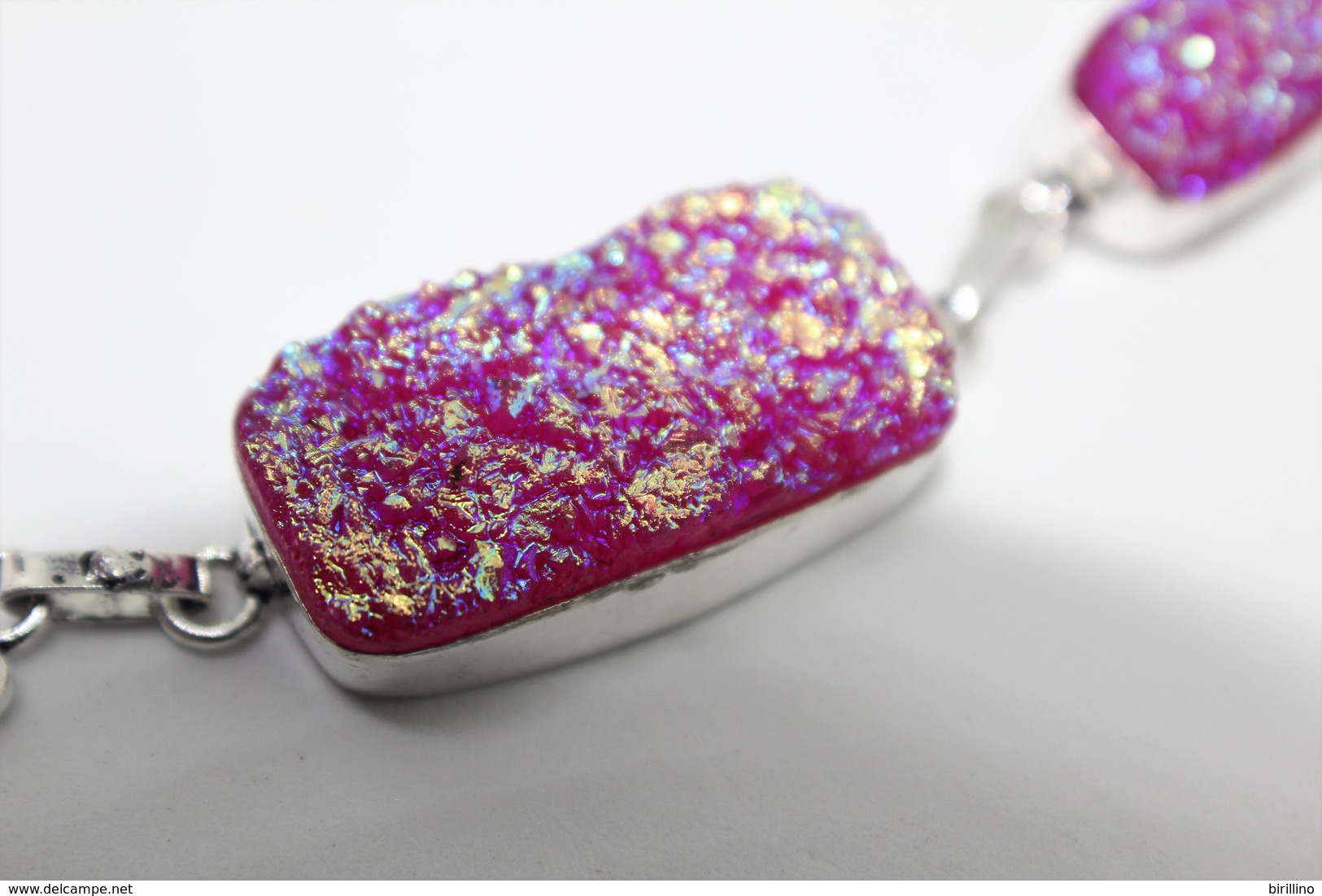 4044 - Collana di Titanium Druzy   misura 48 cm.