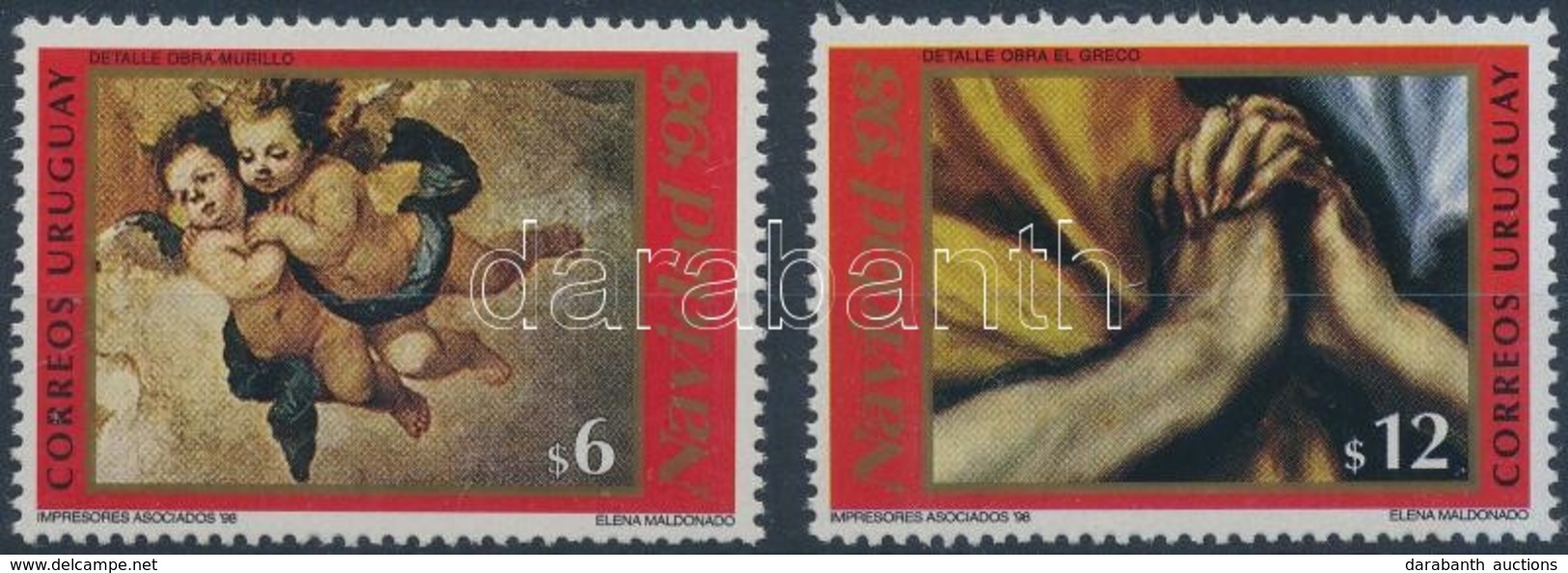 ** 1998 Karácsony, Festmény Sor Mi 2413-2414 - Sonstige & Ohne Zuordnung