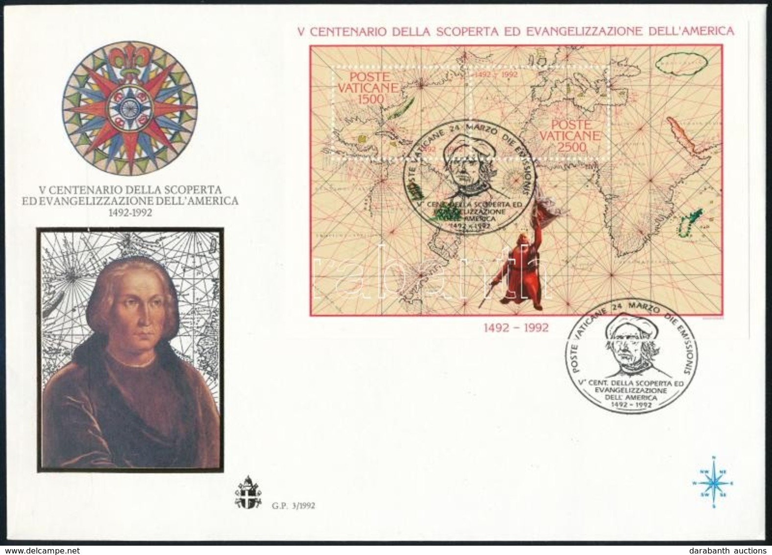 1992 Festmény Blokk FDC-n,
Paintings
Mi 13 - Other & Unclassified