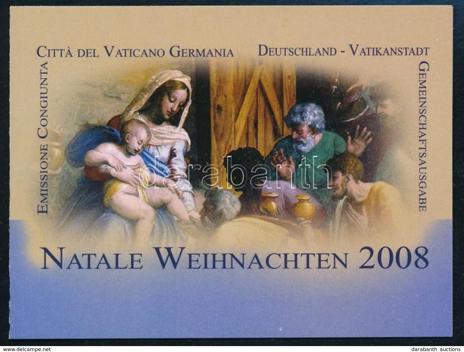 ** 2008 Karácsony, Festmények öntapadós Bélyegfüzet MH 0-16 (Mi 1628) - Sonstige & Ohne Zuordnung