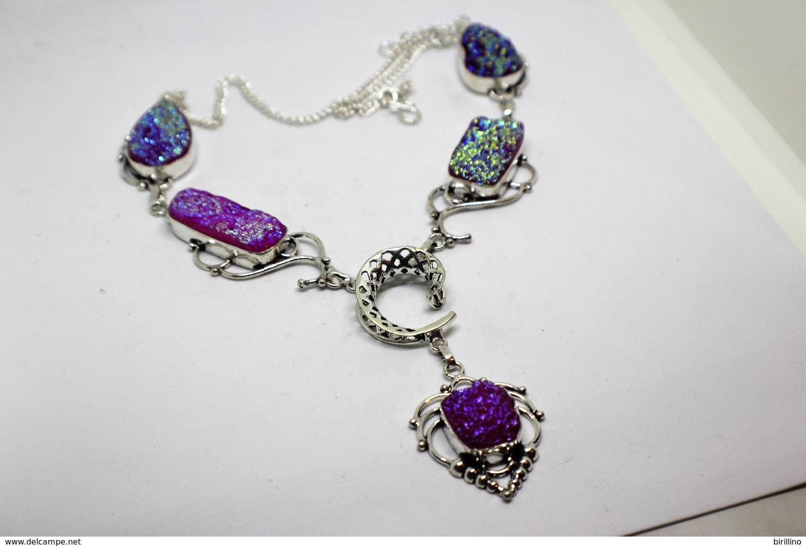 4204 - Collana Di Titanium Druzy   Misura 52 Cm. - Collane/Catenine