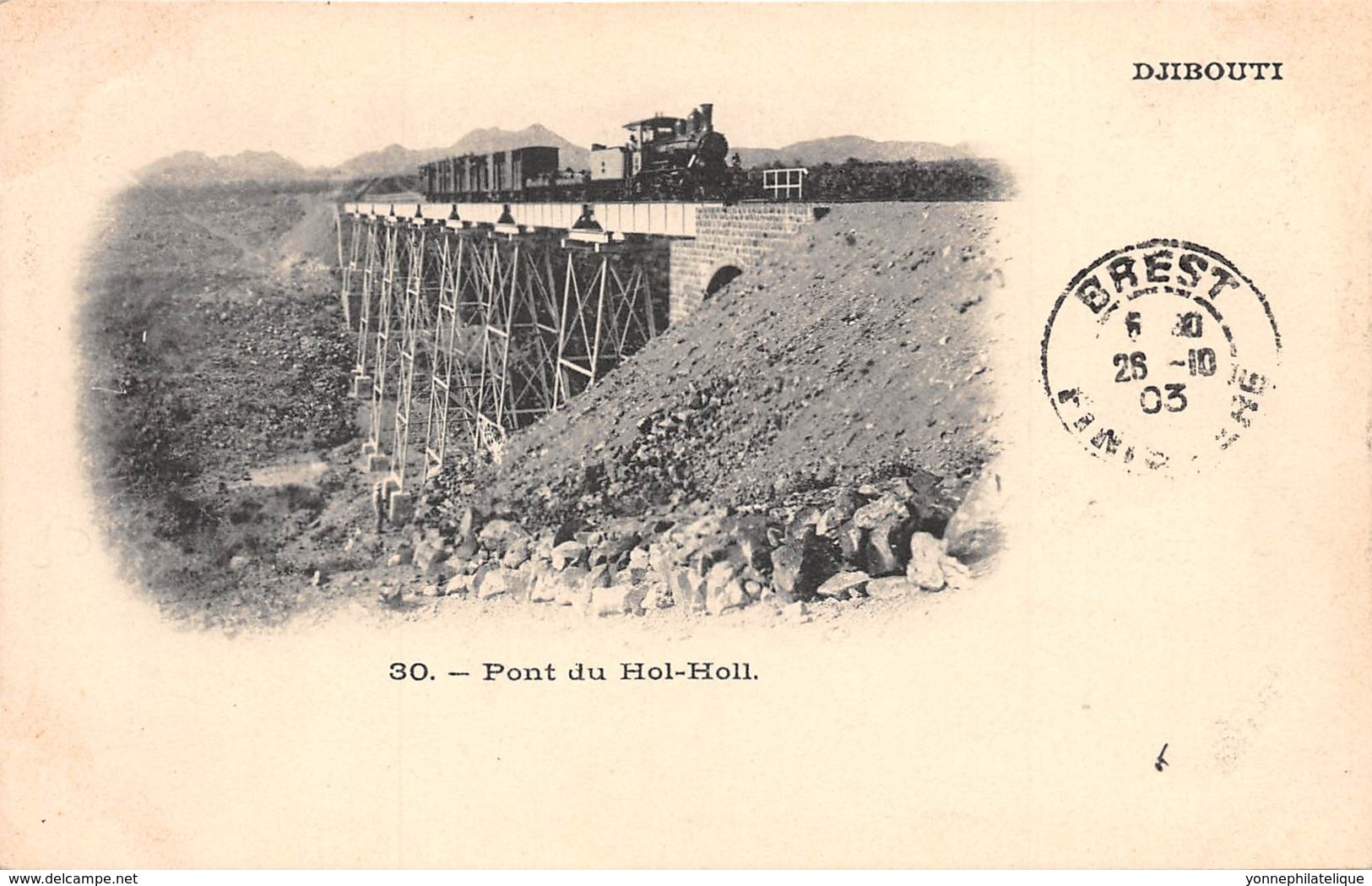 Djibouti / Topo - 35 - Pont Du Hol Holl - Djibouti