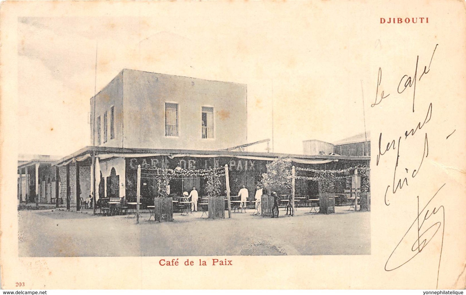 Djibouti / Topo - 39 - Café De La Paix - Djibouti