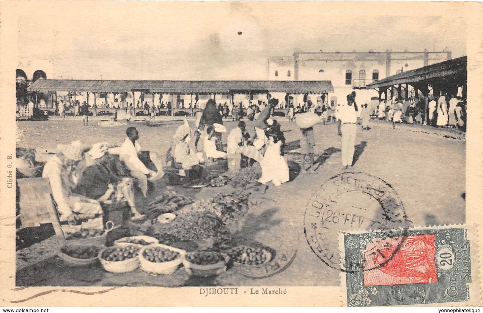 Djibouti / Topo - 70 - Le Marché - Belle Oblitération - Djibouti